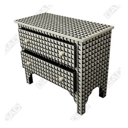 BONE EN HORN CHEST OF 2 DRAWER - Furniture