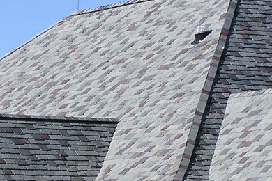 5 Color Blend Using 3/8'' to 1/2'' Slate