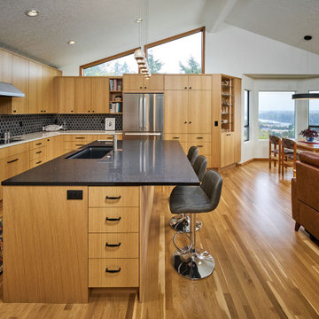 Modern Oak Kitchen Remodel