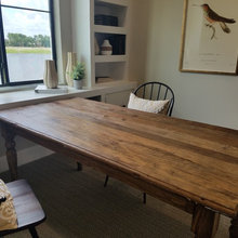neutral rectangular dinning tables