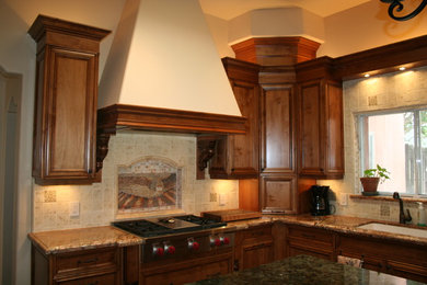 Inspiration for a mediterranean kitchen remodel in San Luis Obispo