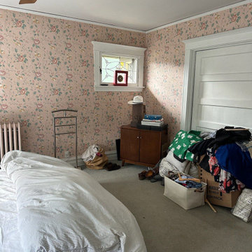Bedroom wallpaper installation South Miami, FL