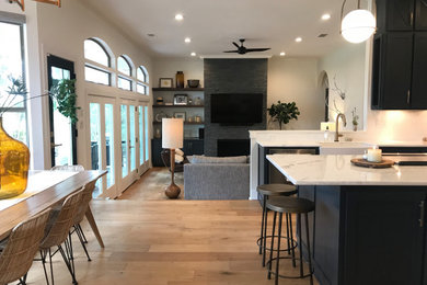 Inspiration for a living room remodel in Austin