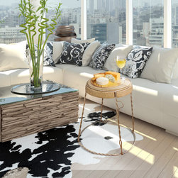 Epicureanist Champagne Cork Table - Metal - Bar Stools And Counter Stools
