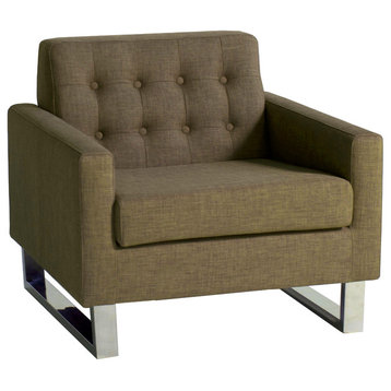 Nolan Sofa Chair, Brown