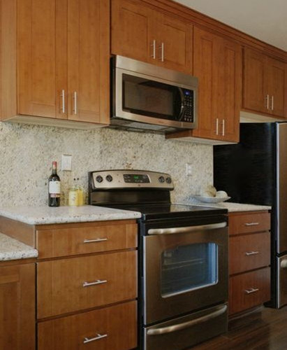 Carbonized Bamboo Kitchen Cabinets
