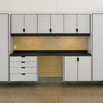 White Garage Storage Cabinets