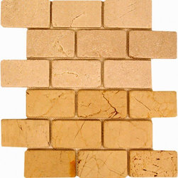 2x4 Brick pattern stone mosaic - Tile
