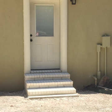 Retaining Wall and Steps