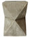 Savannah Outdoor Lightweight Concrete Accent Table, Light Gray