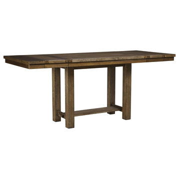 Moriville Rectangular Counter Table in Nutmeg Brown D631-32