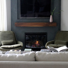 Corner Fireplace