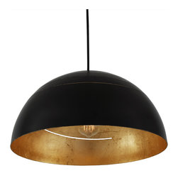 MIDAS DESIGNER GOLD LEAF PENDANT LIGHT - Pendant Lighting
