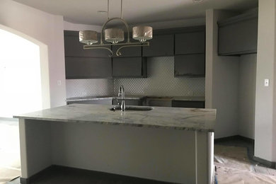 Example of an arts and crafts home design design in Dallas