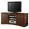 60" Wood TV Media Stand Storage Console, Brown