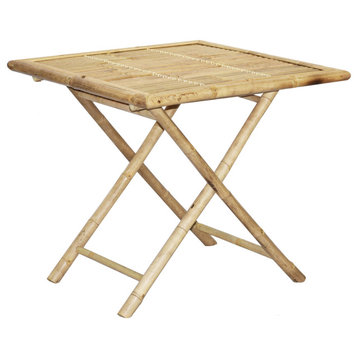 Bamboo Round Square Table