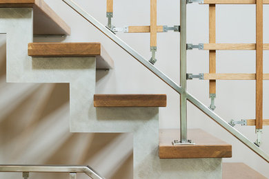 Trendy staircase photo in Boston