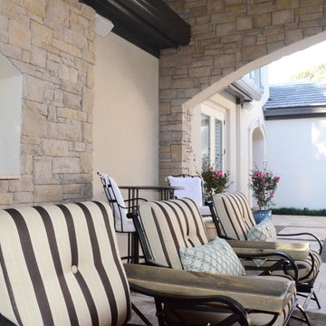 French Country Courtyard