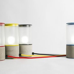 Bentu 'RI' Concrete Table Light - Table Lamps