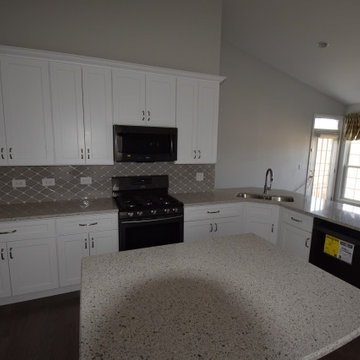 Grayslake Kitchen, Master & Hall Bathrooms