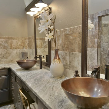 Brown Fantasy Granite Master Bath