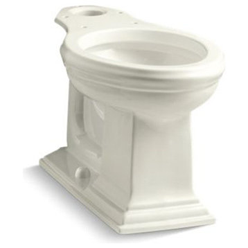 Kohler Memoirs Comfort Height Elongated Toilet Bowl, Biscuit