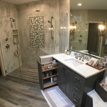 Navigating an awkward bathroom layout