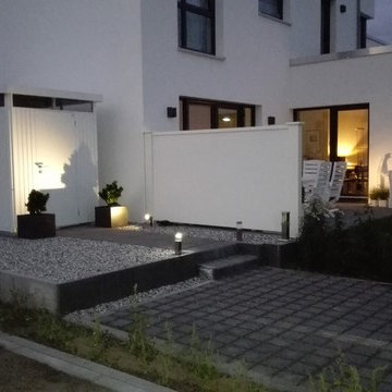 Sichtschutz an einer Terrasse - Projekte 2016