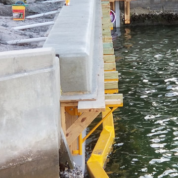 600 feet of seawall