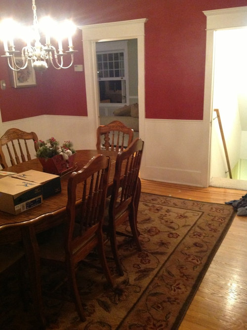 Unused dining room