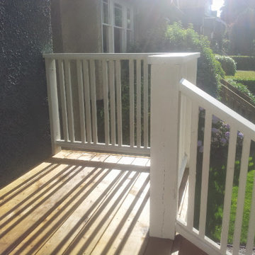 Exterior Front Steps and Deck
