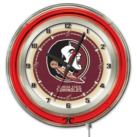 Florida State, Head, 19" Neon Clock