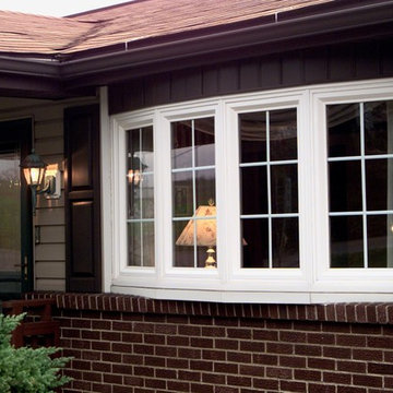 Bow style window system