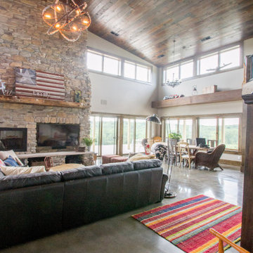 Rustic Cabin: Living Room