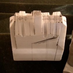 Carved Marble Menorah - Products