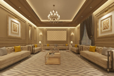 Living room classical and modern themed Interior Designing work done by our us.