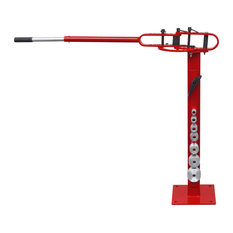 VidaXL Manually Operated Floor-Mounted Steel Pipe Bending Machine