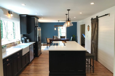 Example of a cottage kitchen design in Atlanta