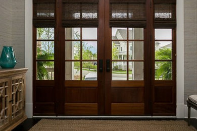Inspiration for a coastal entryway remodel in Charleston