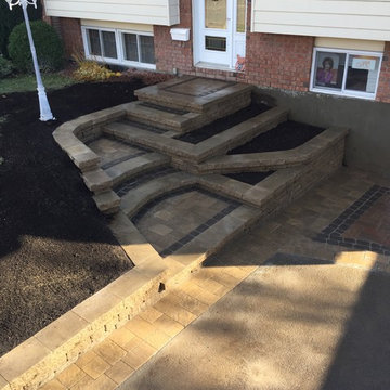 Building An Entranceway With Tricky Grades