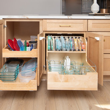 Transitional Kitchen & Bar Design Charlotte, NC