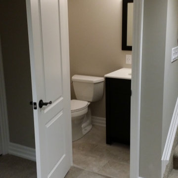 Basement Renovation. Aurora, Ontario.