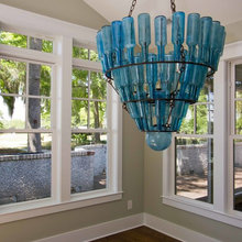 Wine Bottle Chandelier
