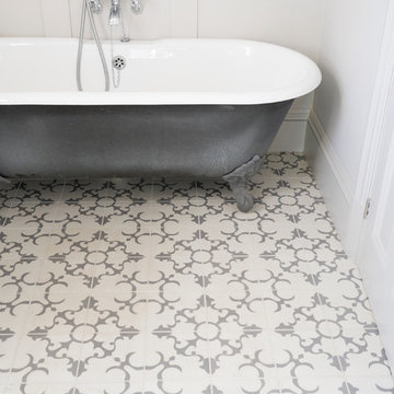 Cement/encaustic tiles - London, Wandsworth Home
