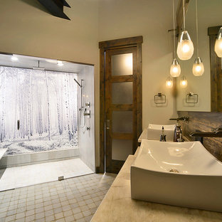75 Beautiful Rustic Walk-In Shower Pictures & Ideas | Houzz