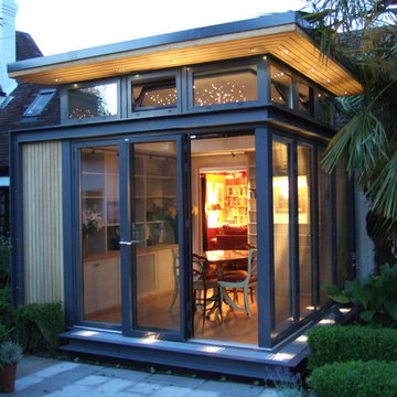 Glass and Steel Cube