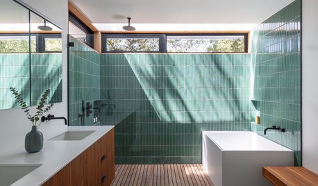 6 Spectacular New Bathrooms With a Low-Curb or Curbless Shower