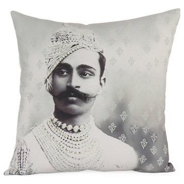 Royal Photographic Embroidered Pillow