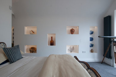 Photo of a coastal bedroom in Kent.