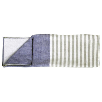 Square Terry/Cotton Towel, Blue